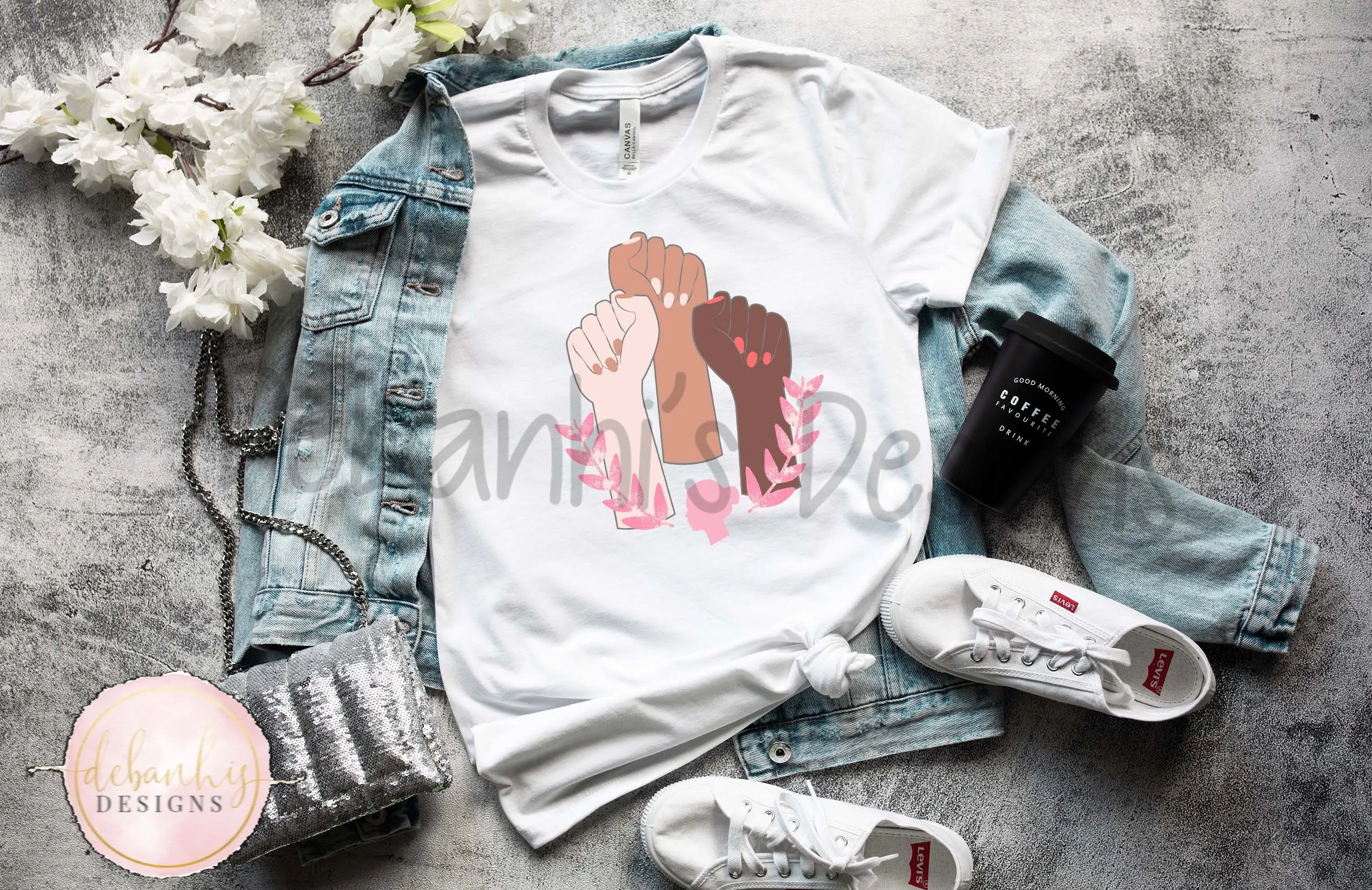 Feminist together Tshirt kid/adult size