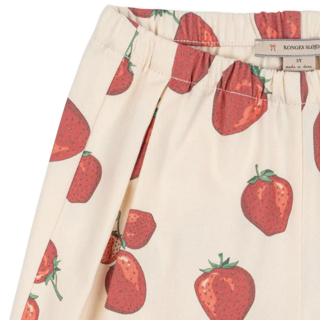 Fen Strawberry Print Trousers (Fragola)