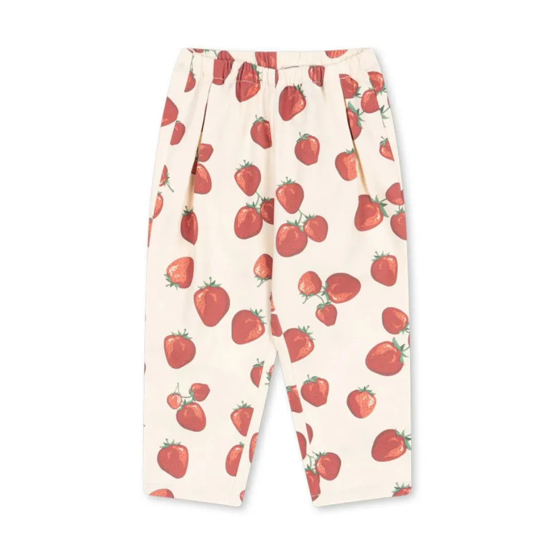 Fen Strawberry Print Trousers (Fragola)
