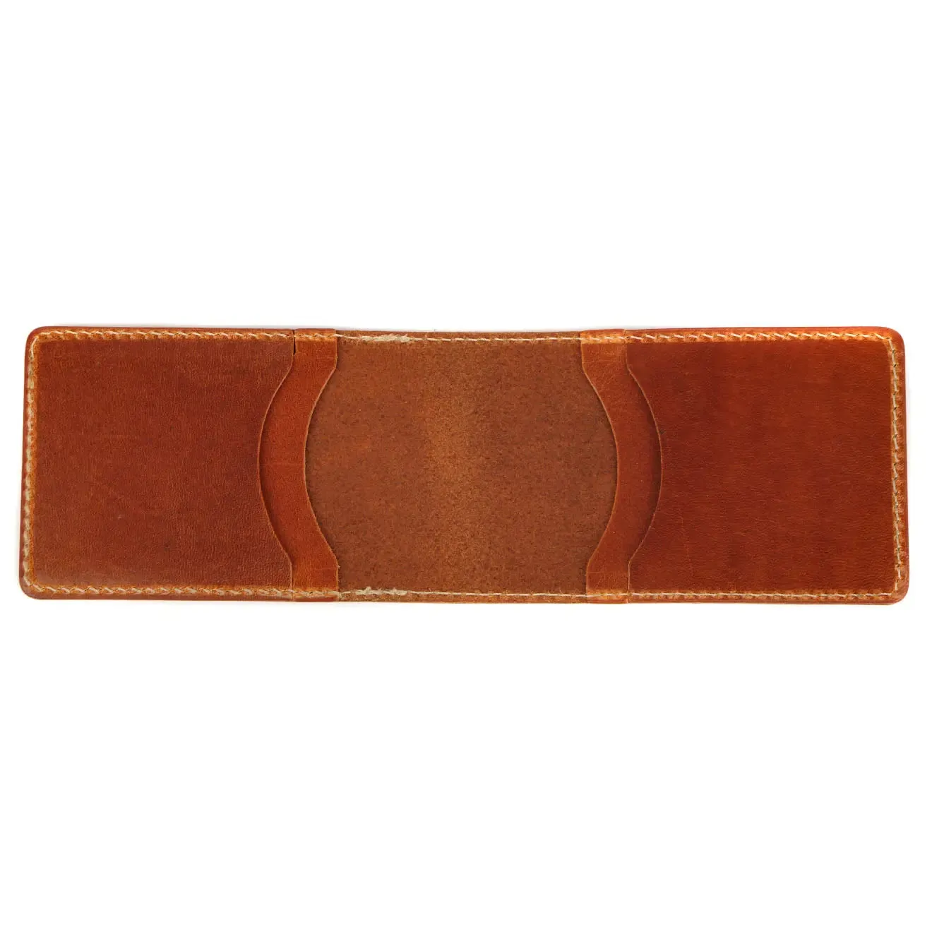 Fjallraven Ovik Card Holder Large Leather Cognac