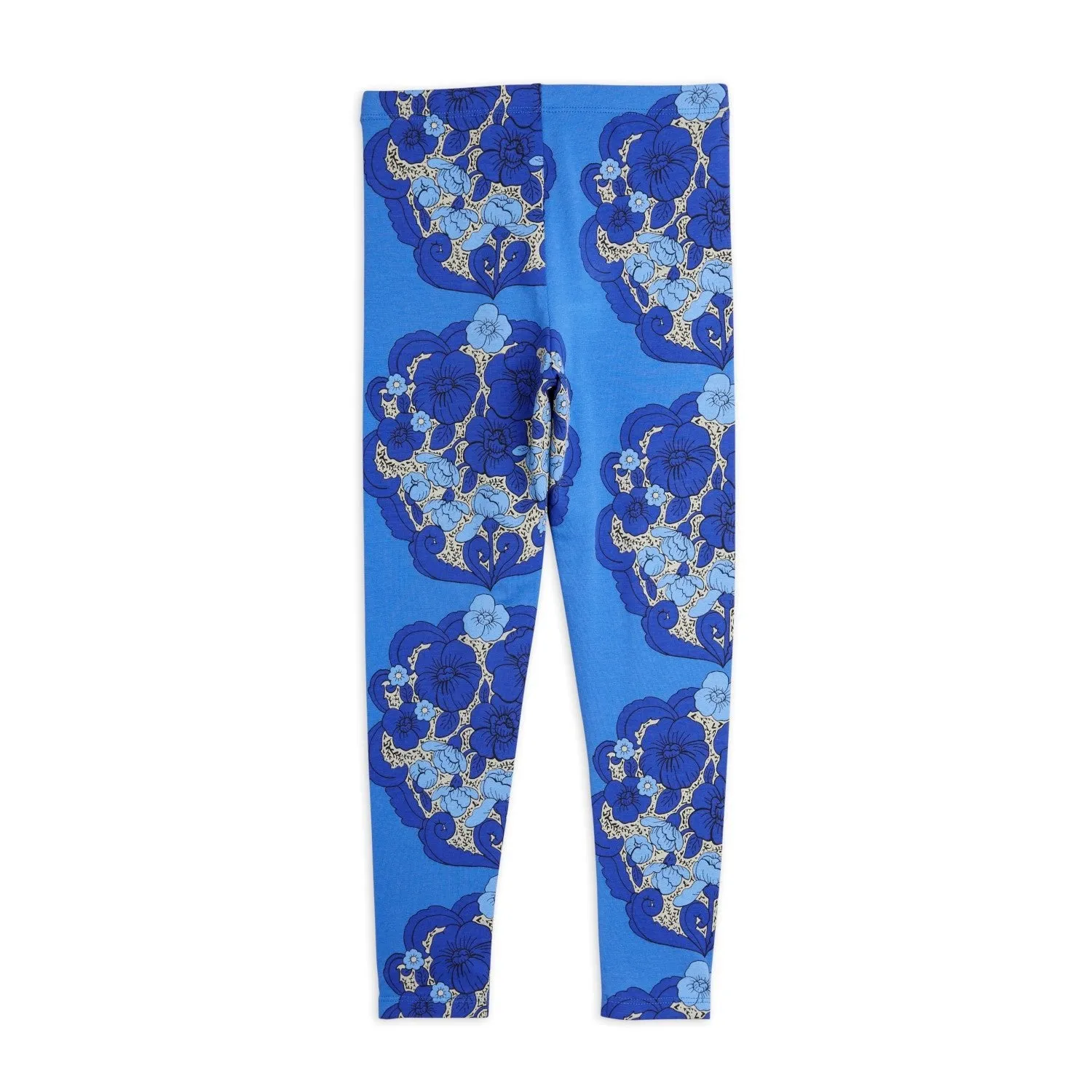 Flower Leggings (Blue) by Mini Rodini *LAST PIECE 92/98*