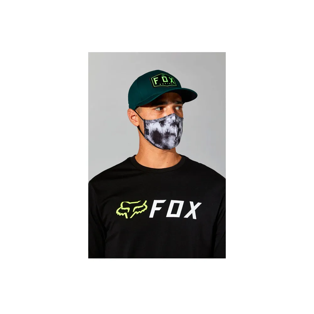 Fox - Tie Dye - Face Mask - Black/Grey