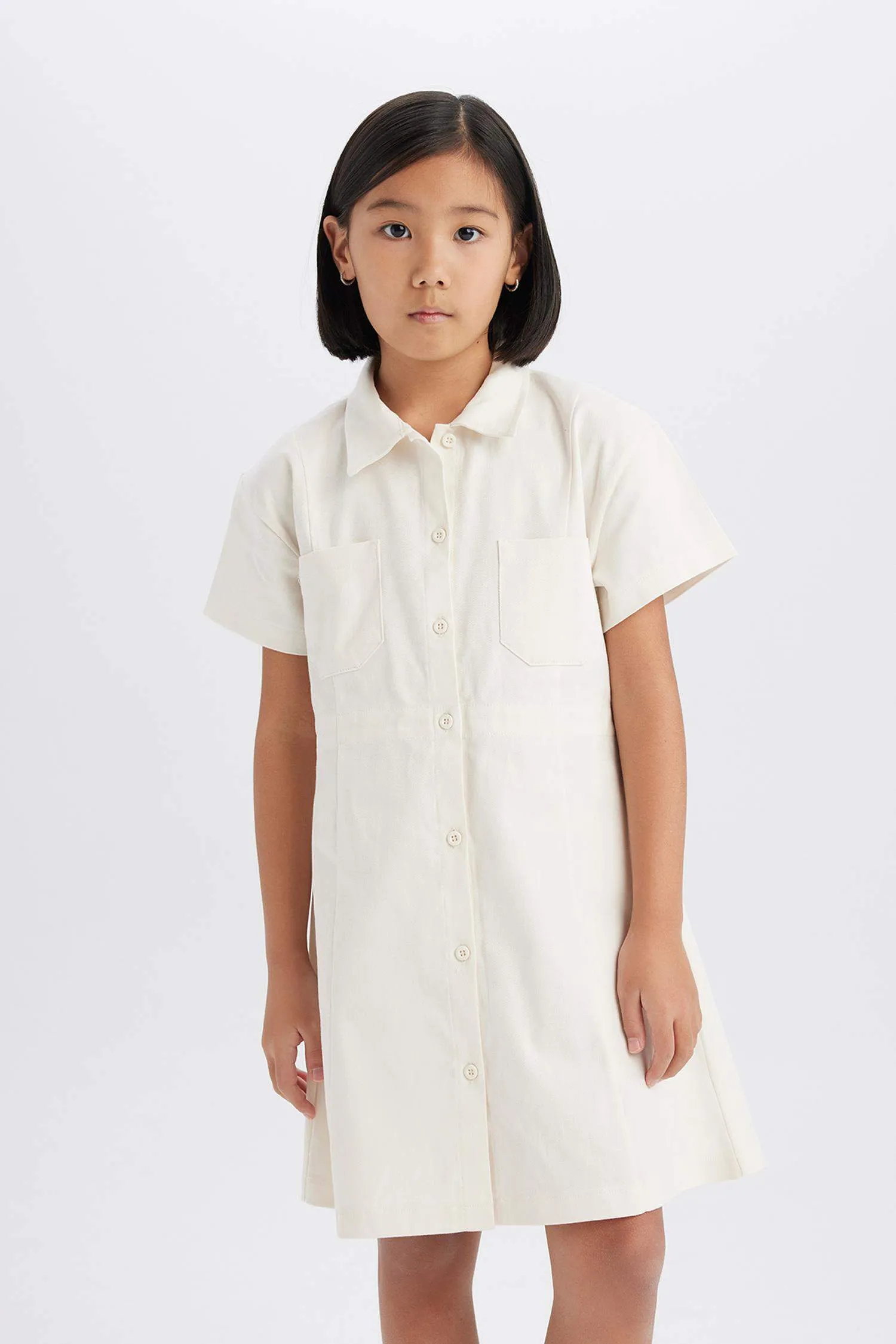 Gabardine Woven Dress