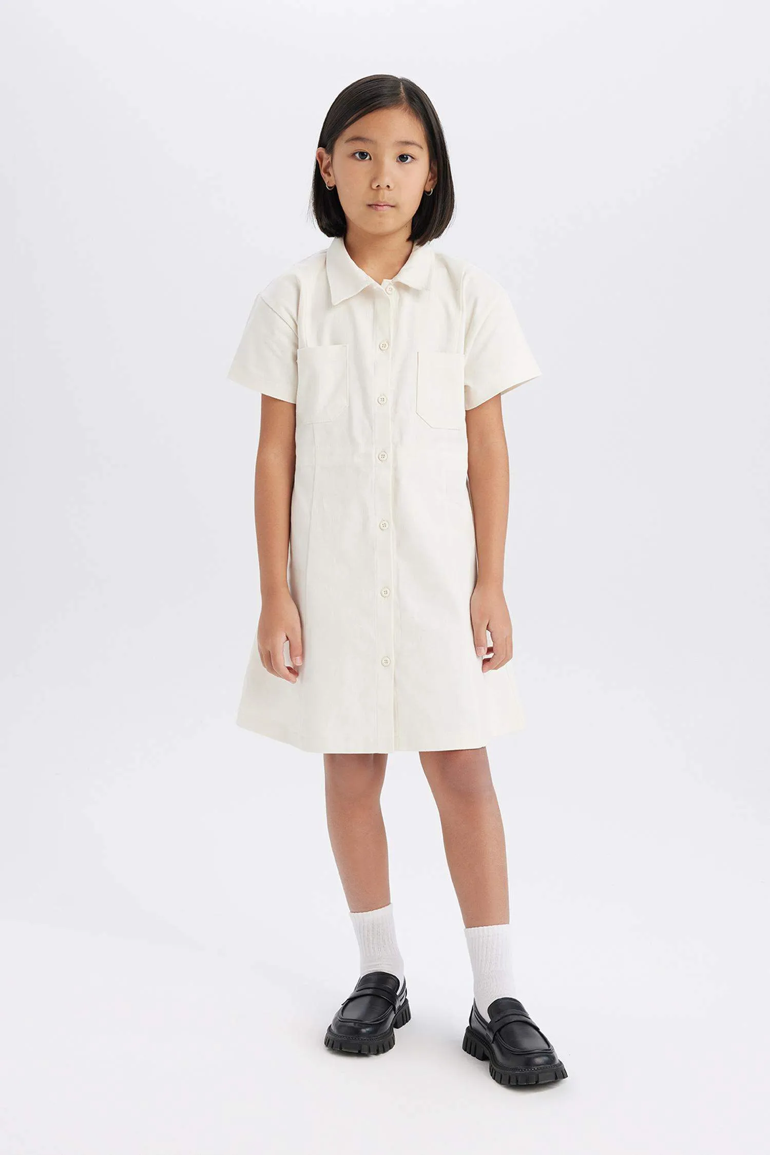 Gabardine Woven Dress