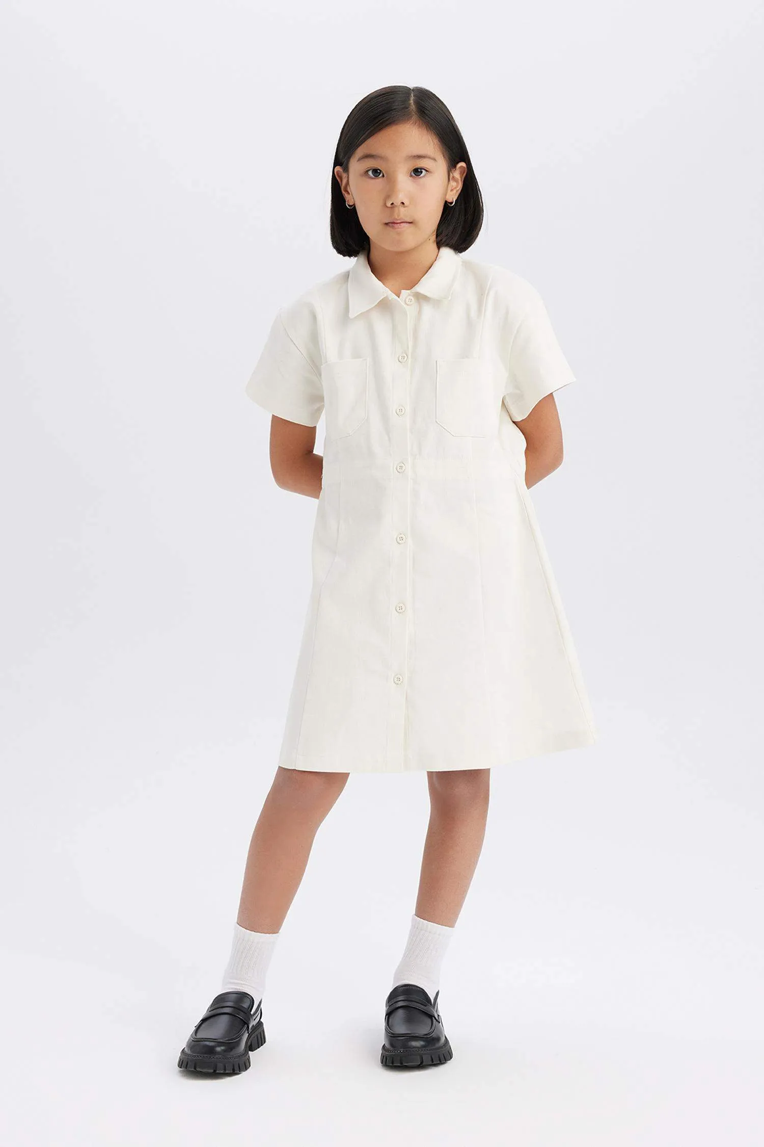 Gabardine Woven Dress