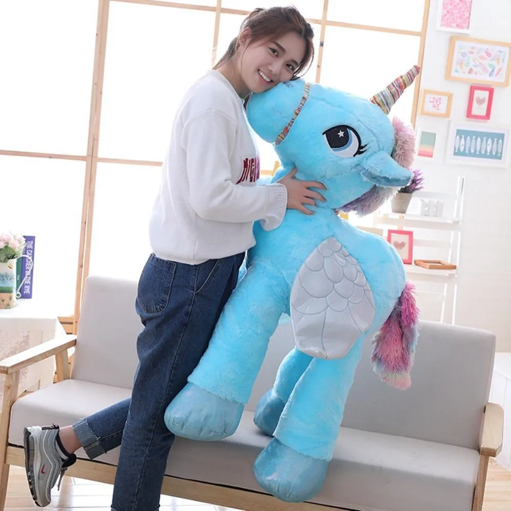 Giant Kawaii Unicorn Plush Toy
