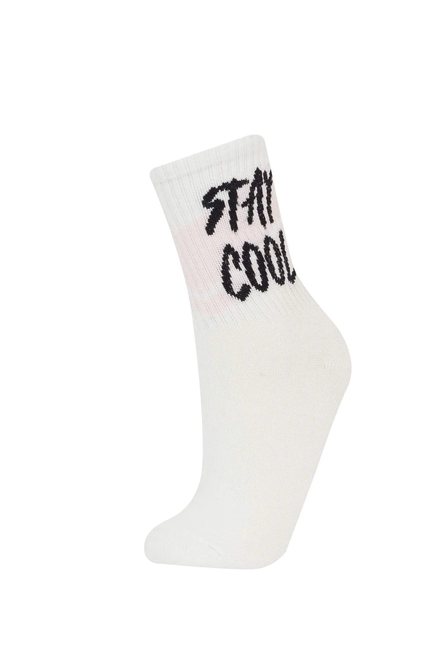 Girl 2 Pcs Cotton Long Socks
