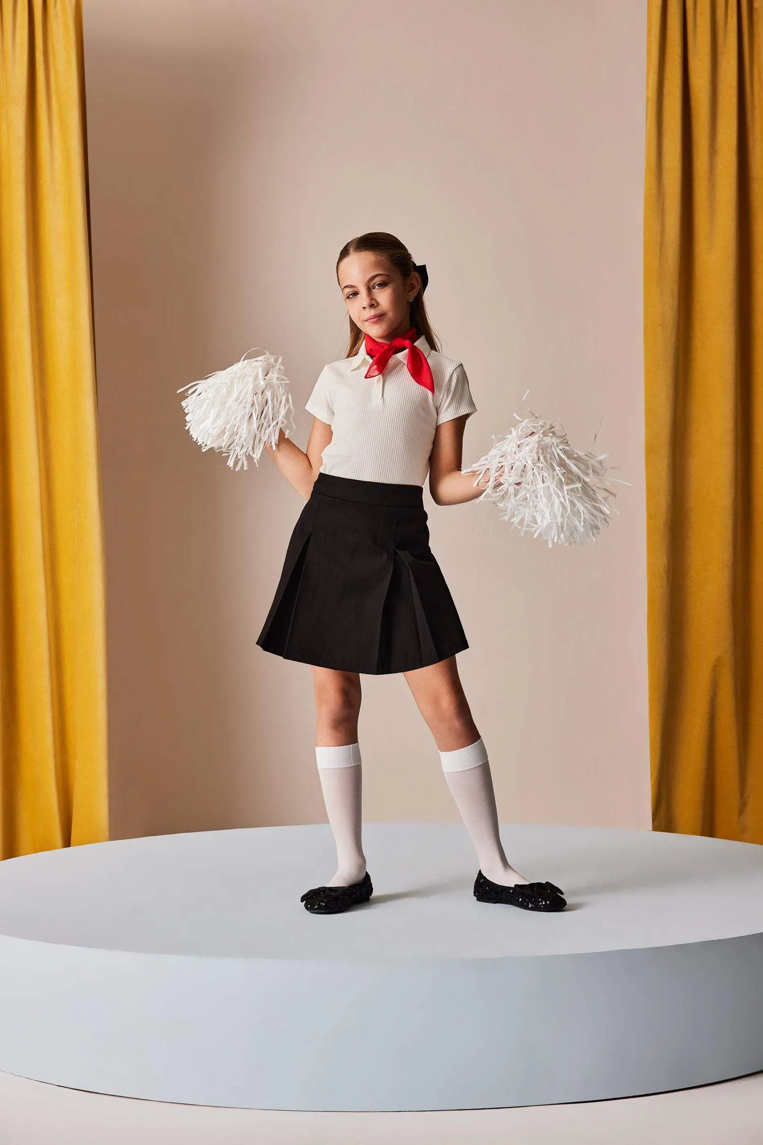 Girl Basic Gabardine Skort