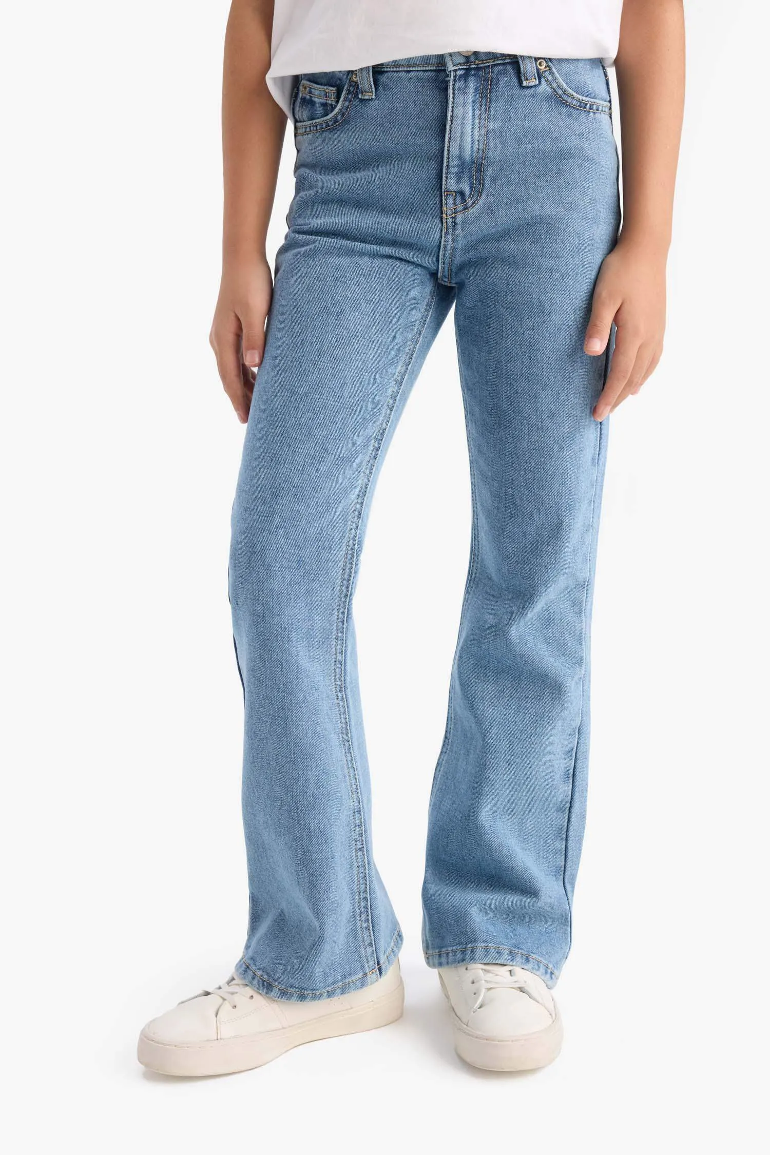 Girl Boy Flare Fit Spanish Leg Jean Pants