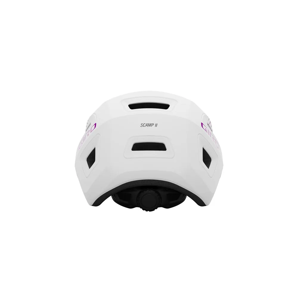 Giro Scamp II Youth Bike Helmet Matte Purple Towers