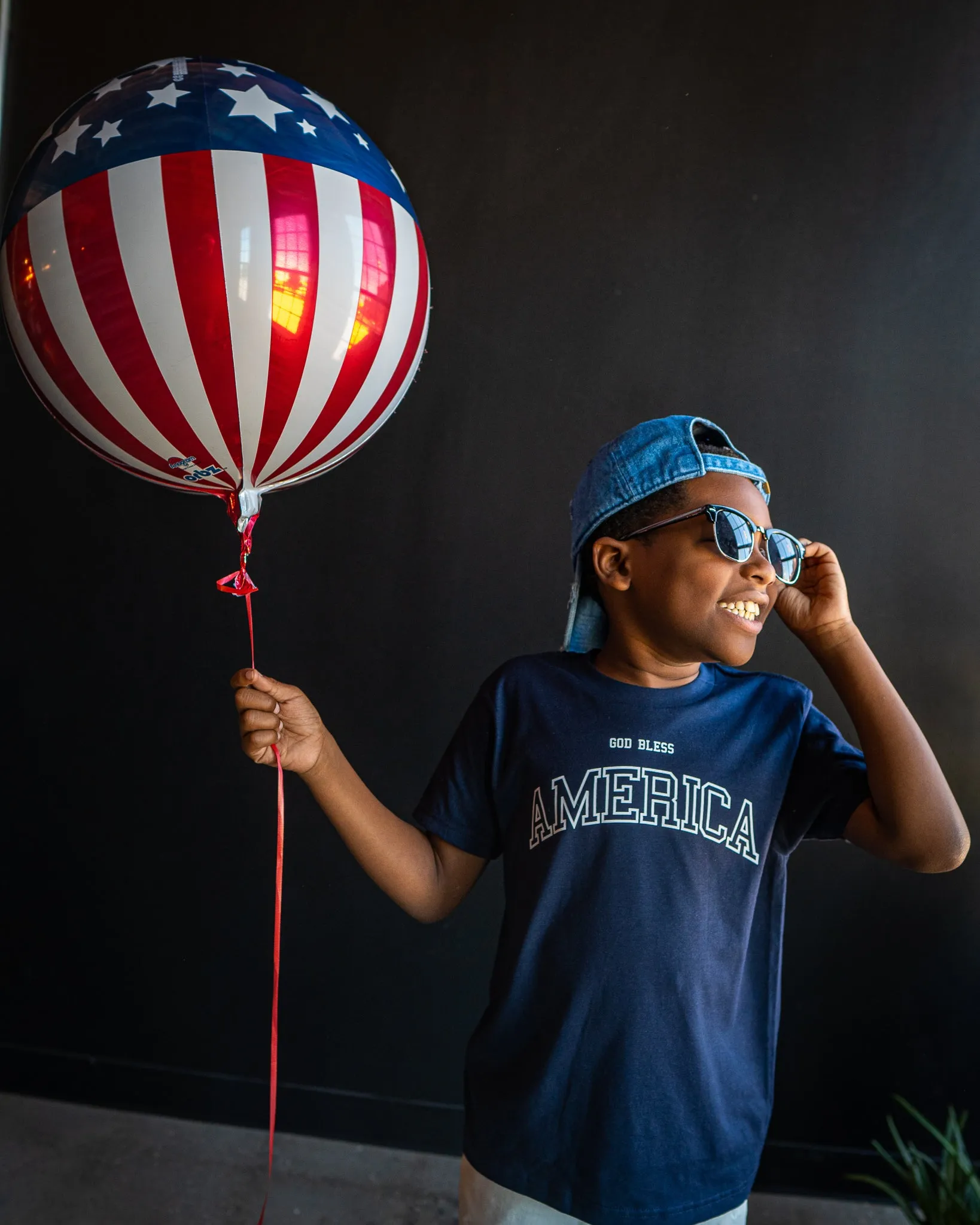 God Bless America Kids Box T-shirt