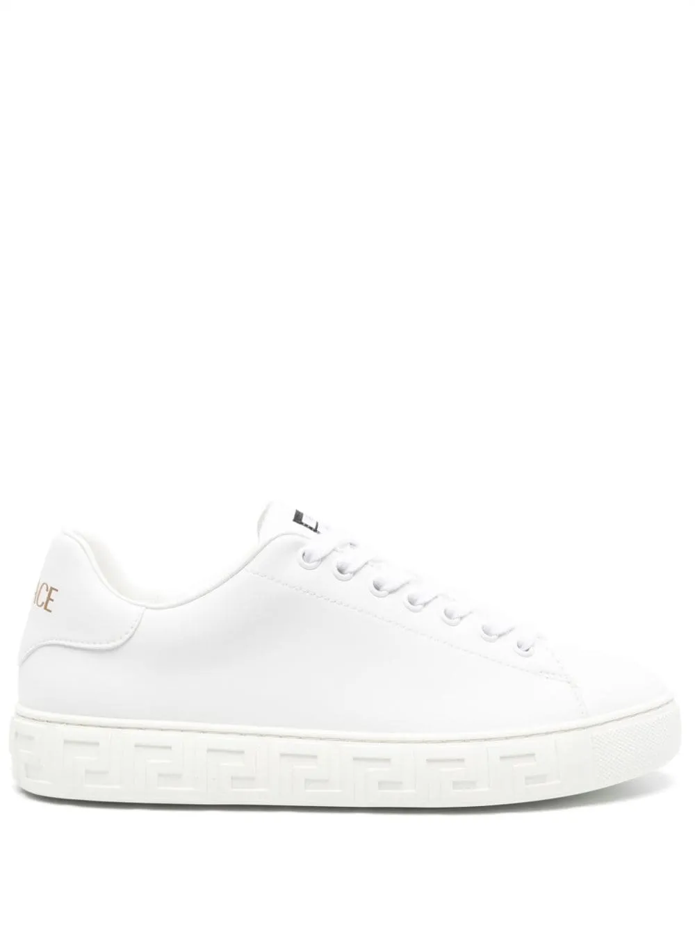 Greca leather sneakers