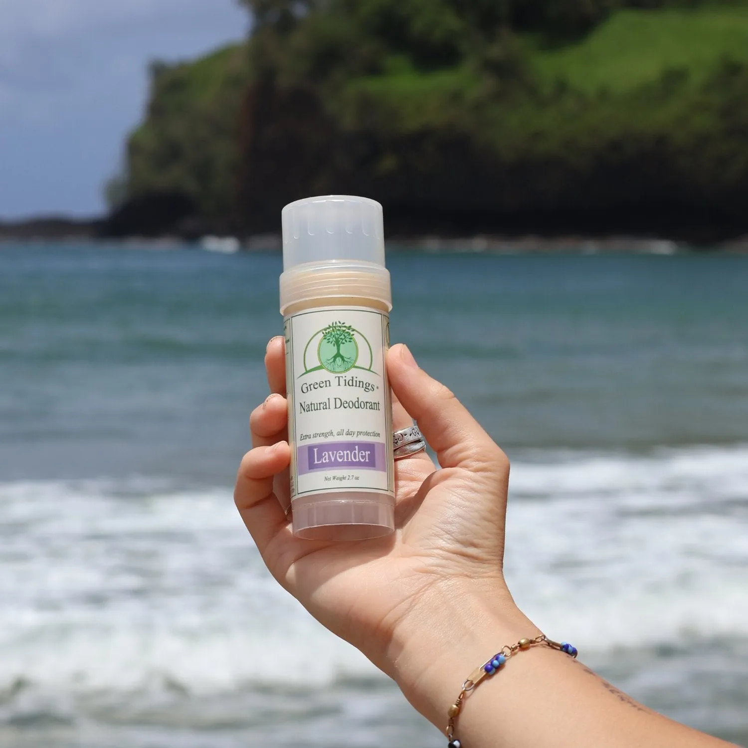 Green Tidings All Natural Deodorant- Lavender, 2.7 Ounces