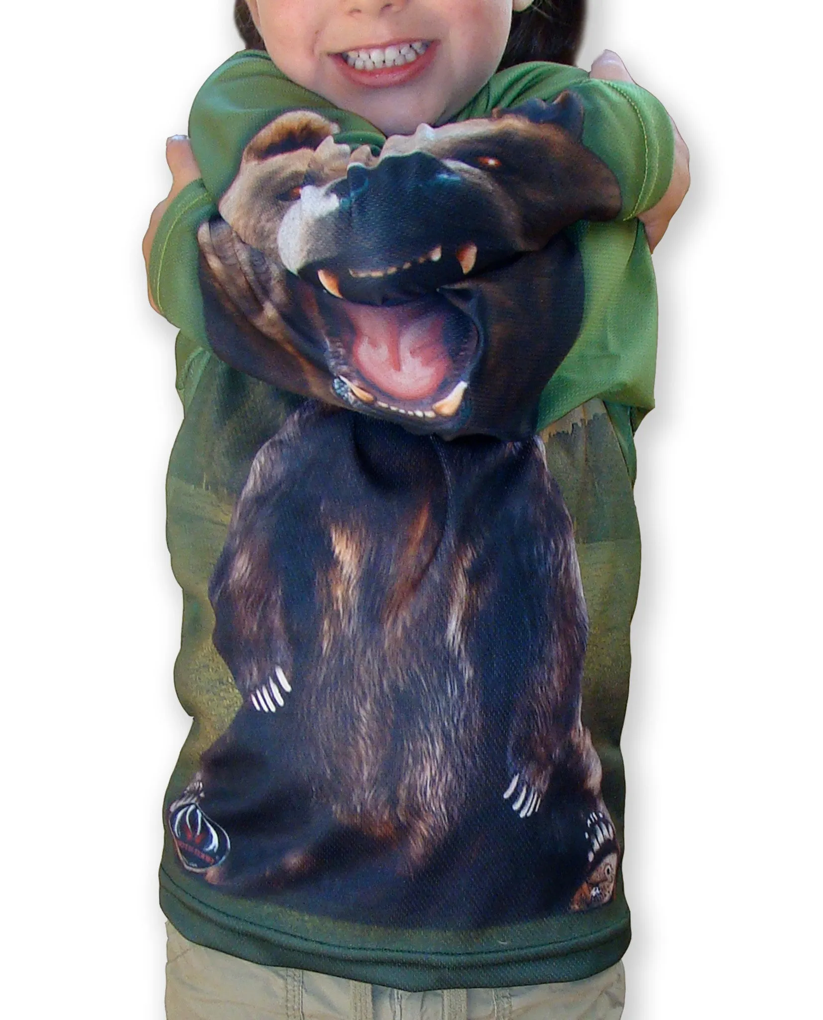 GRIZZLY BEAR Hoodie Chomp Shirt by MOUTHMAN®