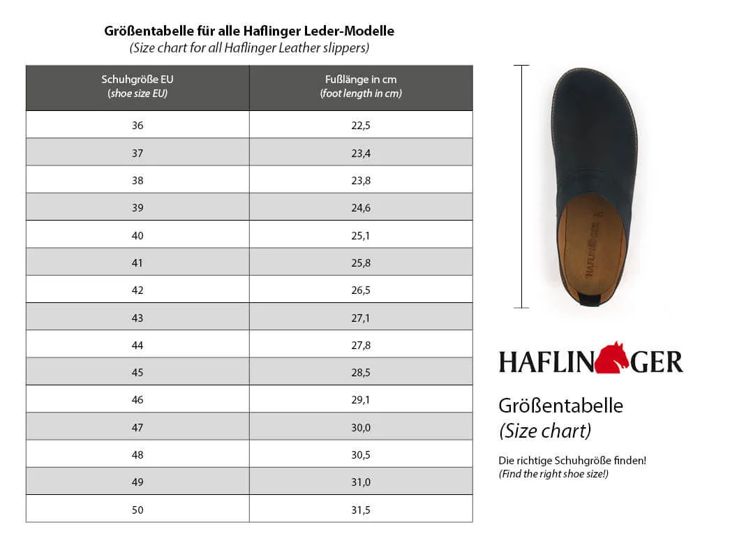 HAFLINGER Women Men leather Slippers 'Everest Softi', black