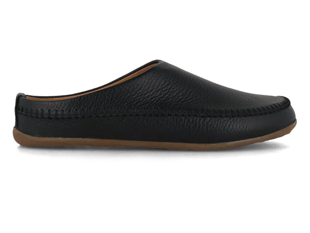 HAFLINGER Women Men leather Slippers 'Everest Softi', black