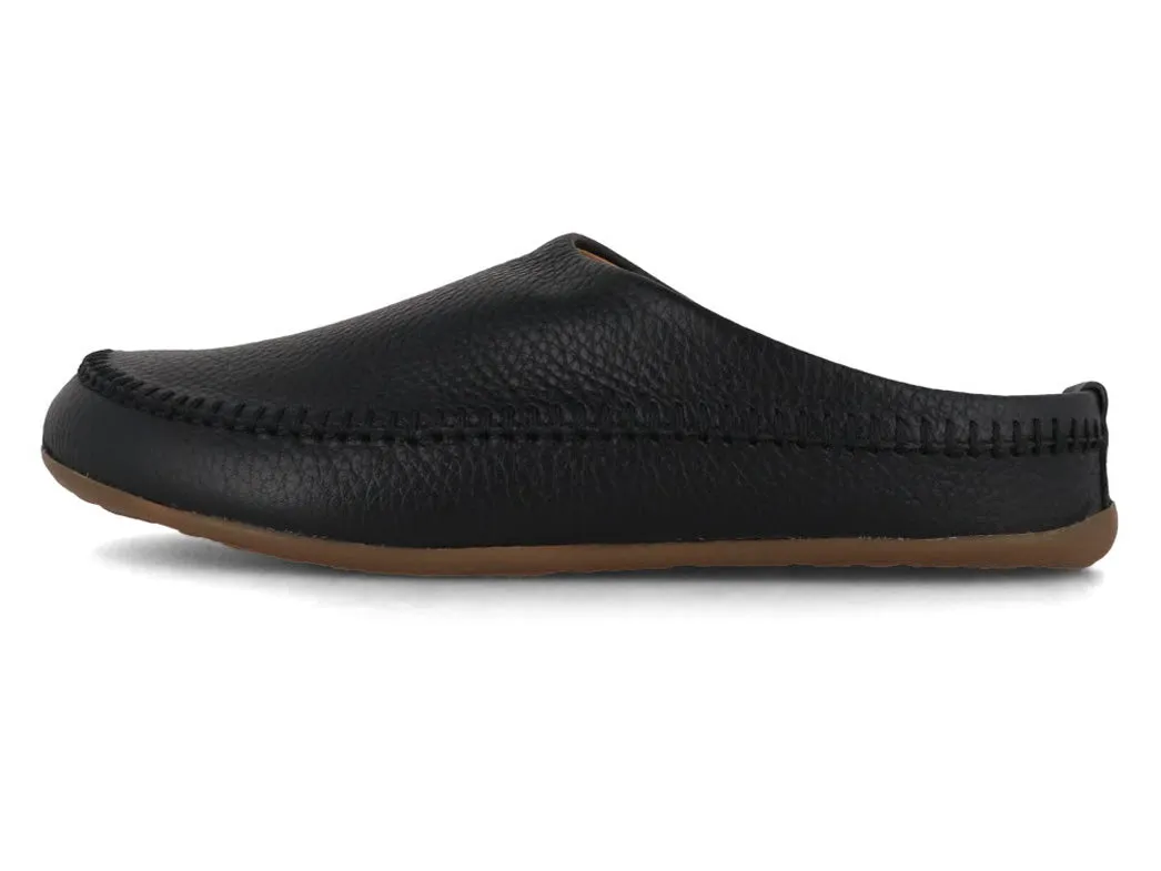 HAFLINGER Women Men leather Slippers 'Everest Softi', black