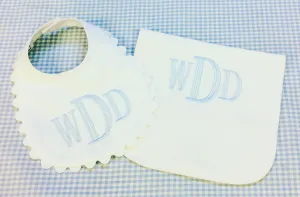 Heirloom Bib and Burp Set