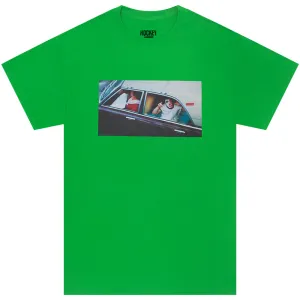 Hockey Car Kid Tee Green