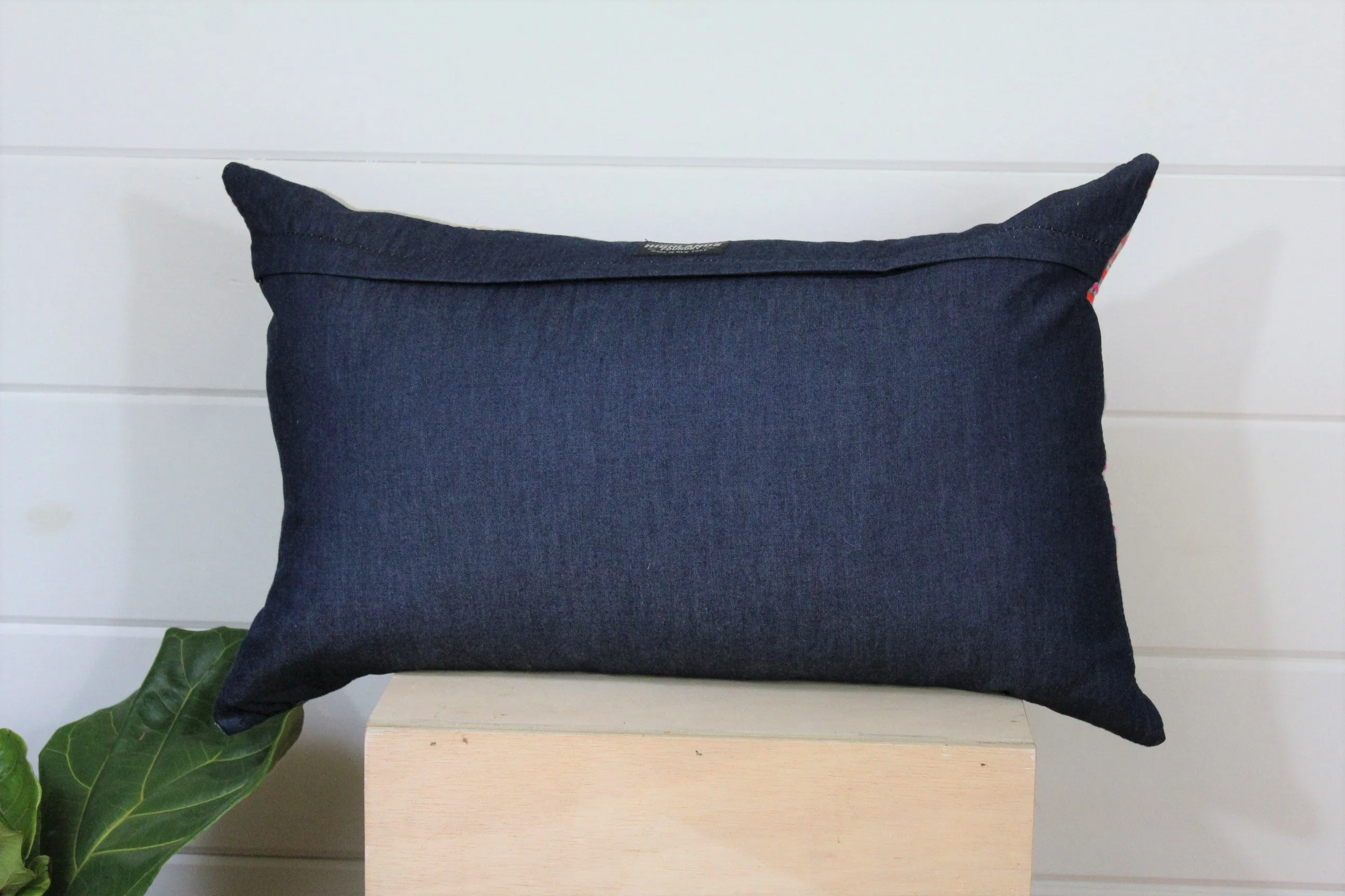 Indigo Ikat Lounge Pillow