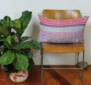 Indigo Ikat Lounge Pillow