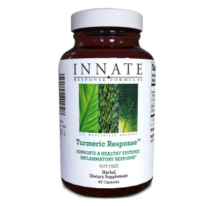 INNATE Response Formulas - Respuesta Turmerica, Soporte para Respuesta Inflamatoria Saludable con Extracto de Pimienta BioPerina Negro, 60 Cápsulas