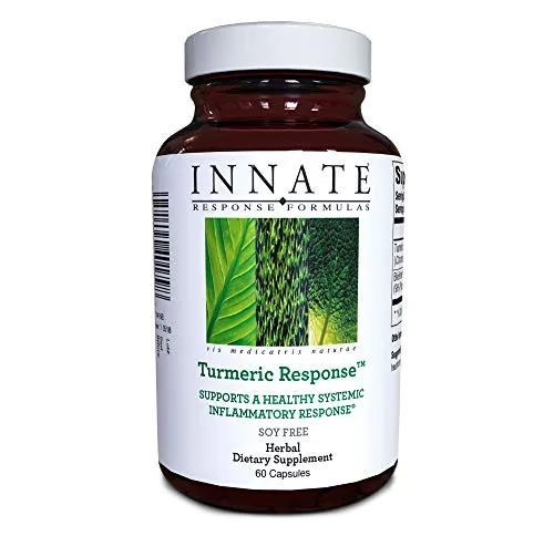INNATE Response Formulas - Respuesta Turmerica, Soporte para Respuesta Inflamatoria Saludable con Extracto de Pimienta BioPerina Negro, 60 Cápsulas