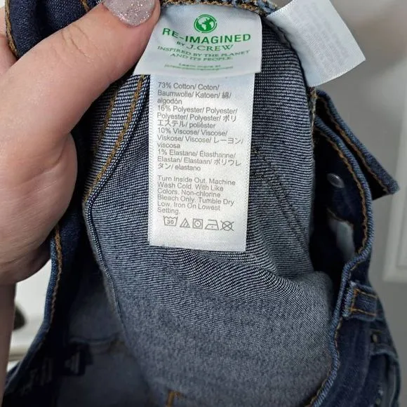 J Crew 9&quot; High Rise Skinny Jeans size 26