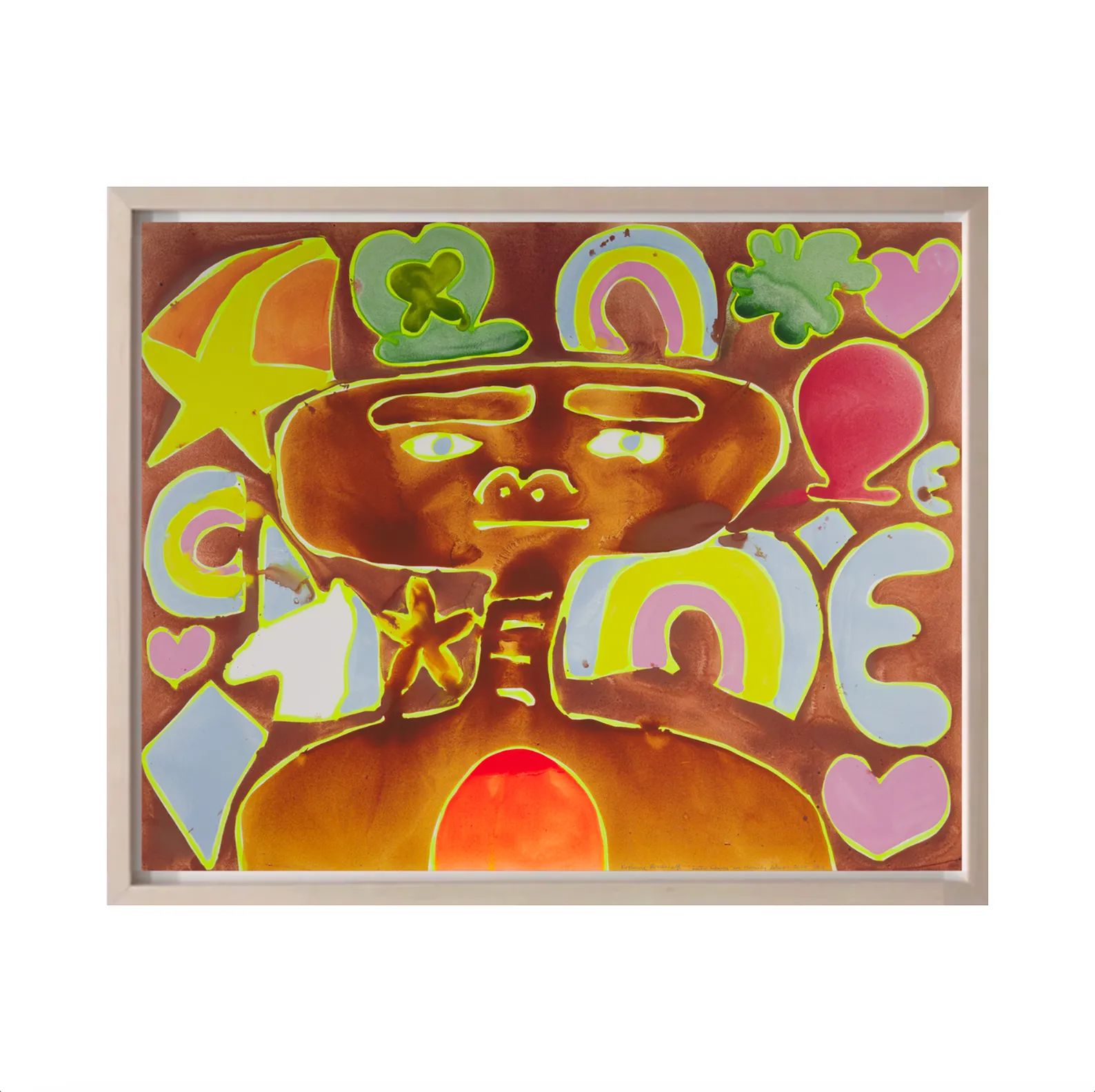 Katherine Bernhardt, Lucky Charms are Magically Delicious, 2024; Signed and Numbered Limited Edition Print