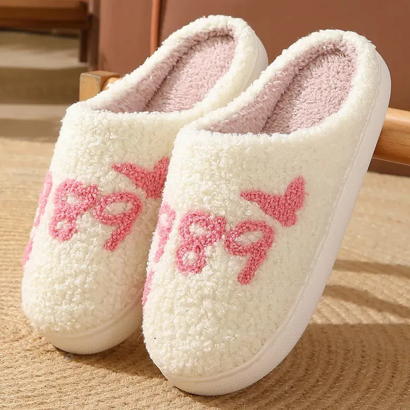 Kawaii Cozy Plush Slippers for All Seasons 🌸🦢 | Cute Indoor Slides with Anti-Slip Comfort for Home & Hotel 🏡✨