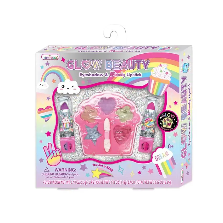 Kid Gifts | Glow Beauty Eyeshadow & Moody Lipstick