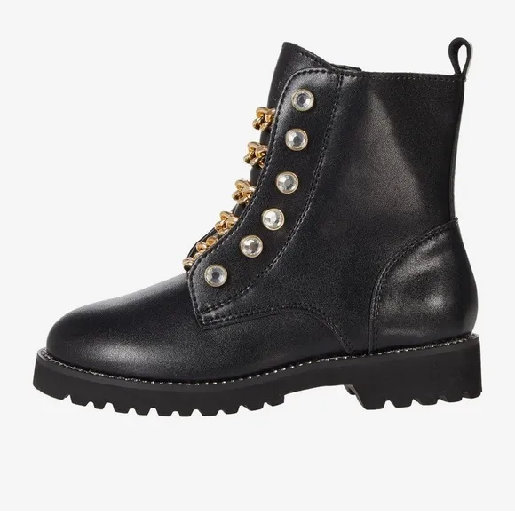 Kurt Geiger London Kids' Mini Bax Combat Boot