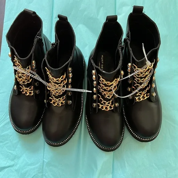 Kurt Geiger London Kids' Mini Bax Combat Boot