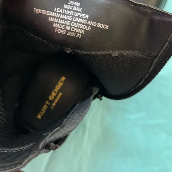 Kurt Geiger London Kids' Mini Bax Combat Boot