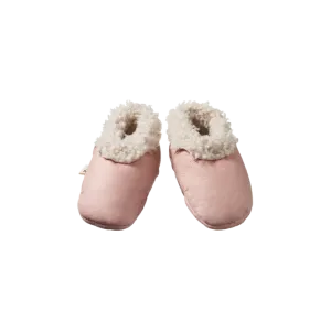Lambskin Booties - Rose Bud