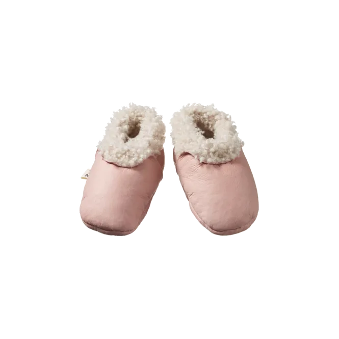 Lambskin Booties - Rose Bud