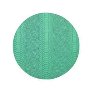 Leather Round Placemats - Set of 2