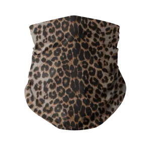 Leopard Fur Print Neck Gaiter/Face Mask
