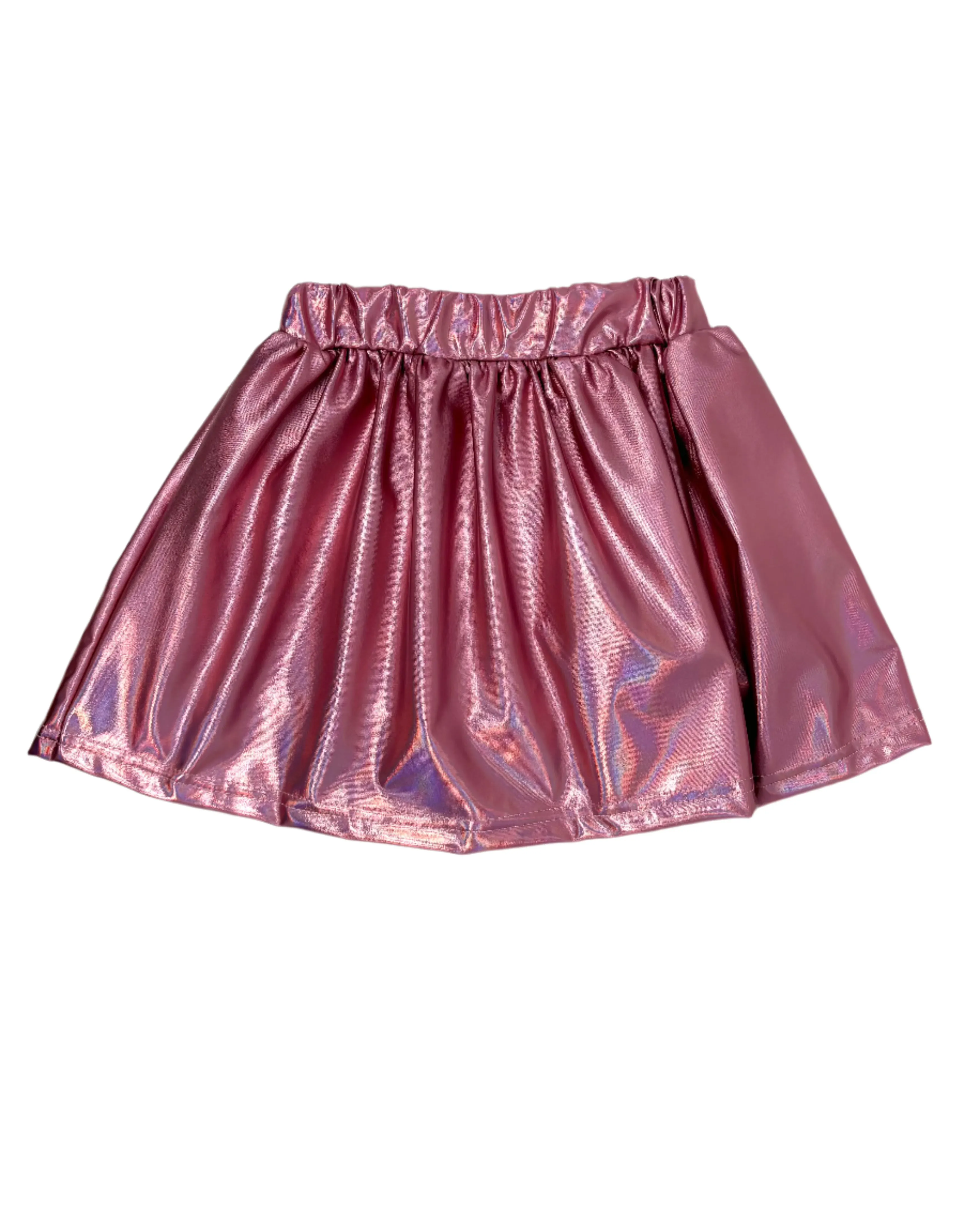 Light Pink Metallic Skort