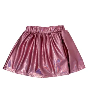 Light Pink Metallic Skort