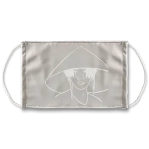 Line Art D Sublimation Face Mask