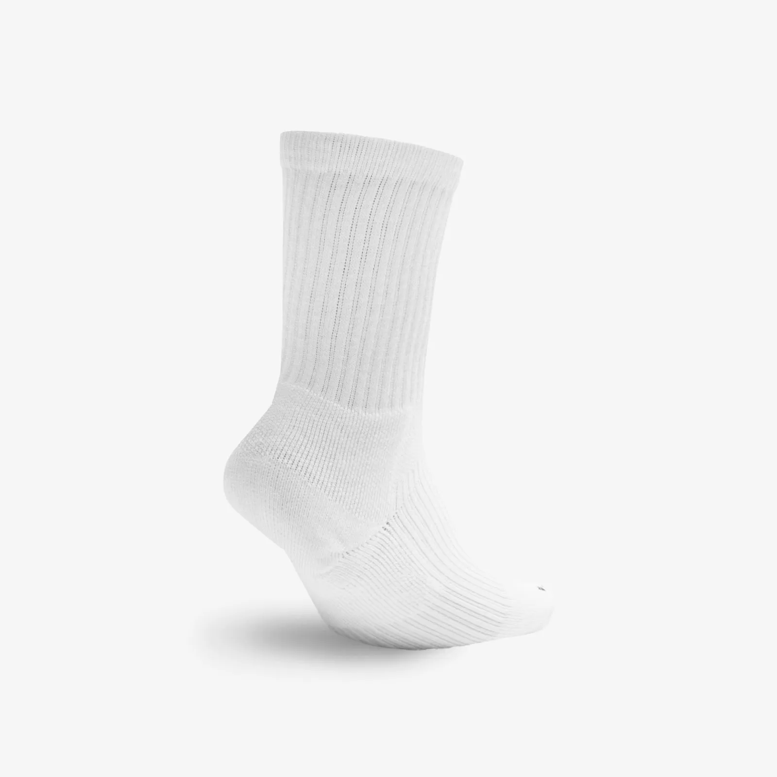 Logo Crew Socks - White