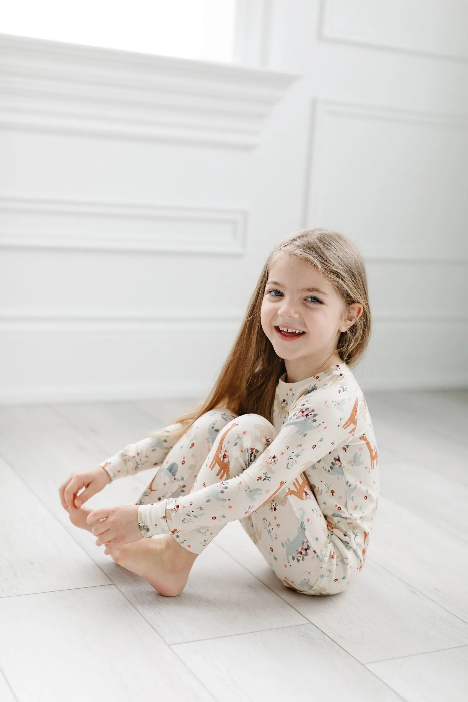 Long Sleeve Pajama Set - Baby Dinomite