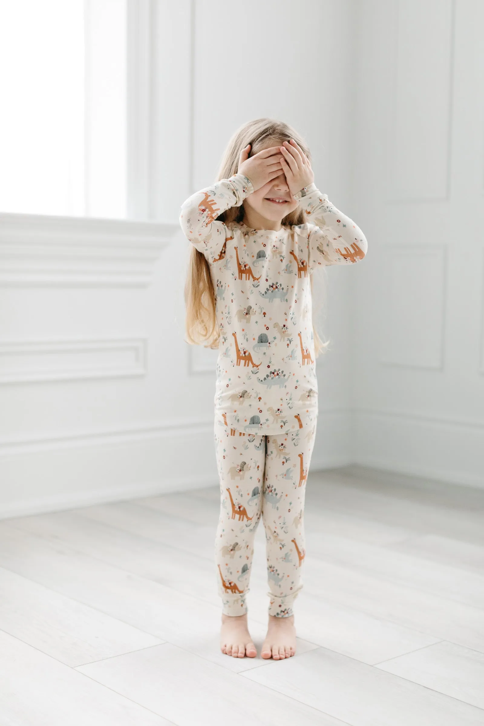 Long Sleeve Pajama Set - Baby Dinomite
