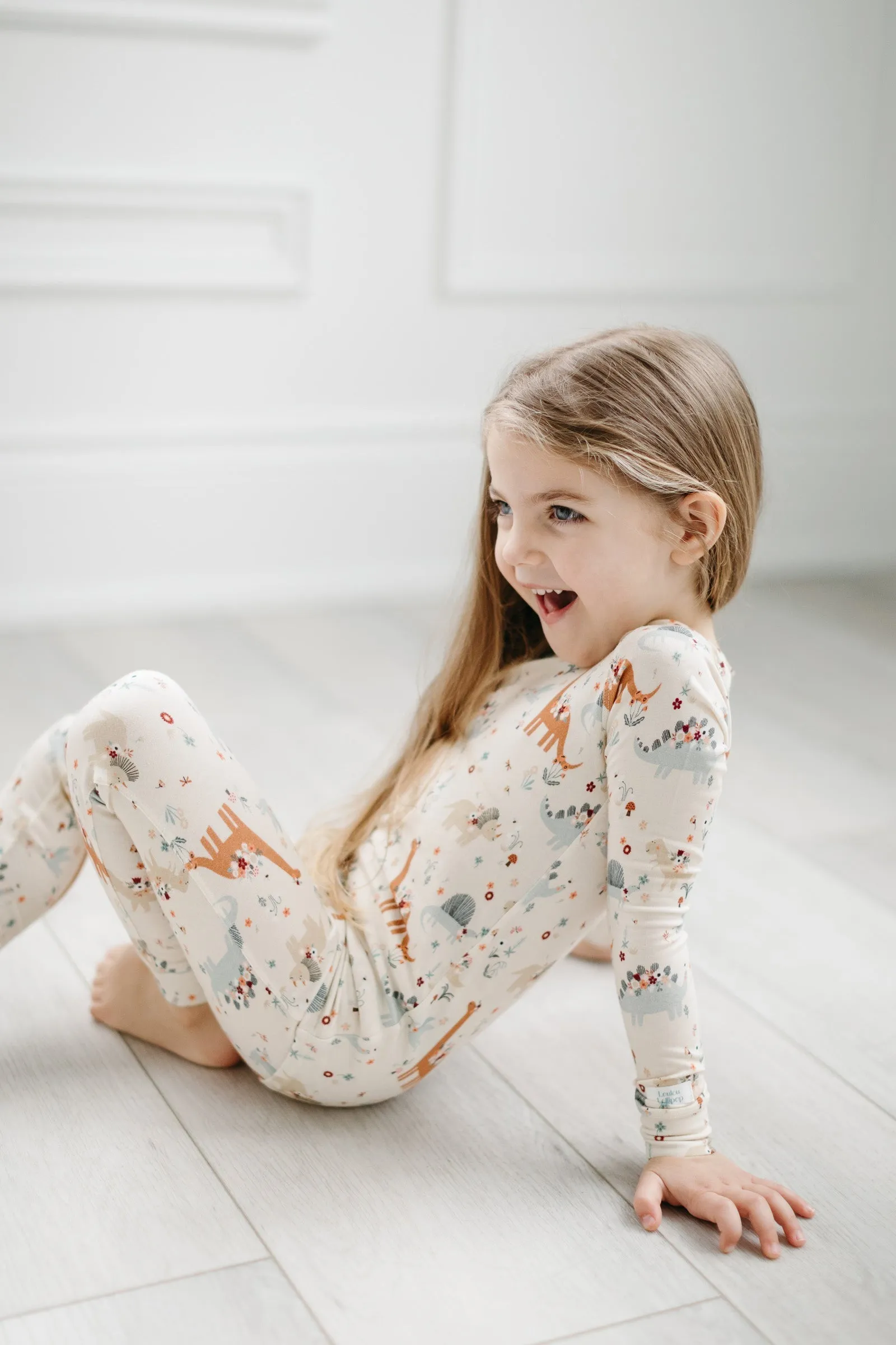 Long Sleeve Pajama Set - Baby Dinomite