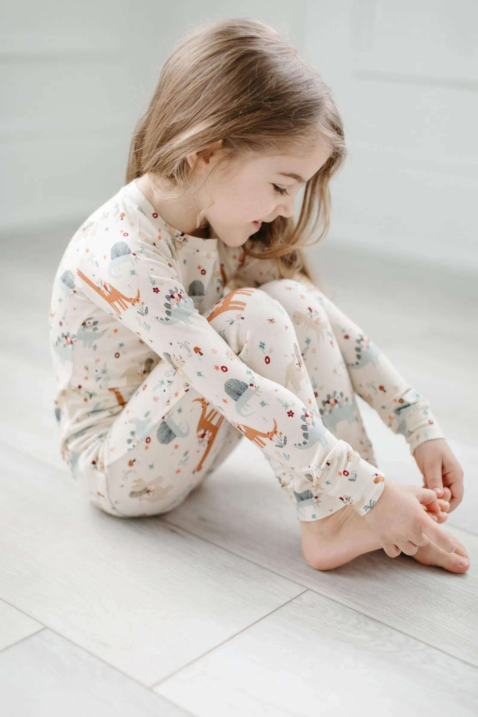 Long Sleeve Pajama Set - Baby Dinomite