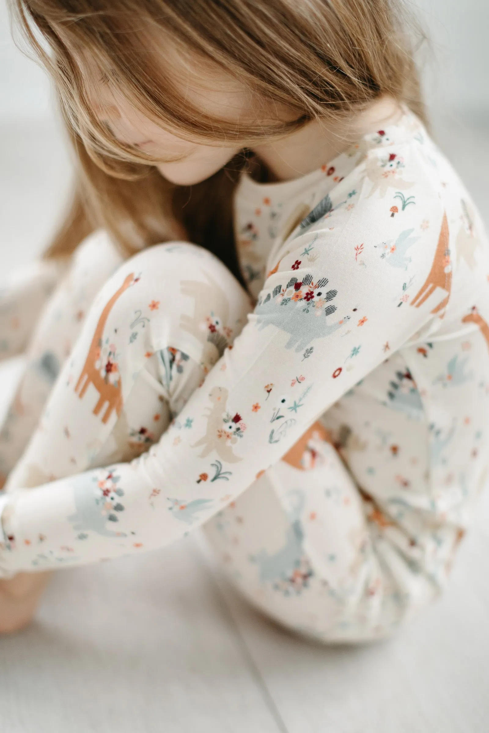 Long Sleeve Pajama Set - Baby Dinomite
