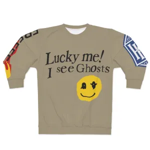 Lucky me I see Ghosts Unisex Crewneck Sweatshirt