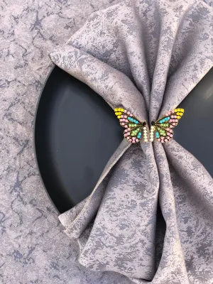 Marble Tablecloth Mauve