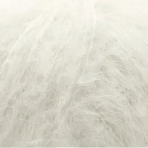 Melody Mohair Polo Top White